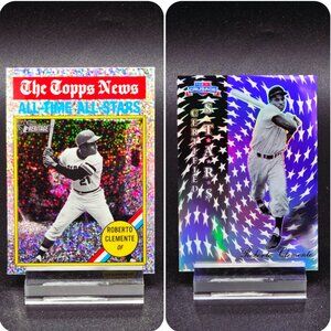 2025 Roberto Clemente Topps Sparkle Certified Stars 001/149 Pittsburgh Pirates